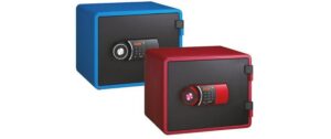 Rieffel Feuerschutztresor VT-FS blau elektr. Zahlenschloss
