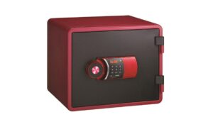Rieffel Feuerschutztresor VT-FS magenta elektr. Zahlenschloss