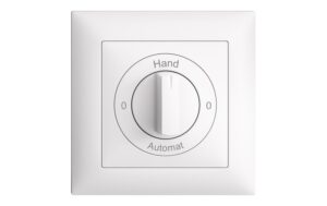 Feller EDIZIOdue Drehschalter 0-H-0-A, UP Umschalter 2/1L, weiss