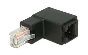 756287 - Mediatech Delock RJ-45 Winkeladapter, Cat.6, UTP 90° nach oben gewinkelt kaufen Schweiz | Mediatech.ch