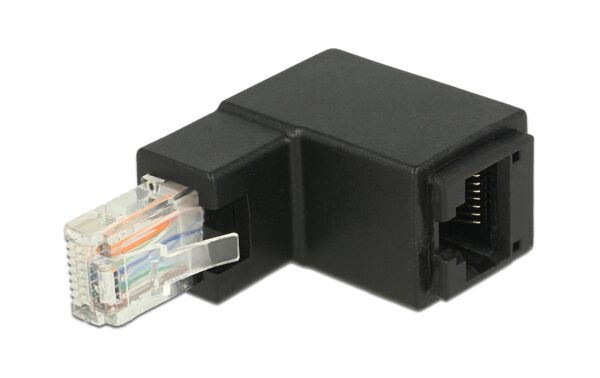 Delock RJ-45 Winkeladapter, Cat.6, UTP 90° nach oben gewinkelt kaufen Schweiz | Mediatech.ch