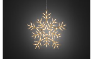 Konstsmide LED Acrylschneeflocke 90 LED 8 Funktionen mit Memoryfunktion