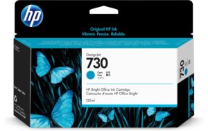HP Tinte Nr. 730 - Cyan (P2V62A) Tintenvolumen 130 ml