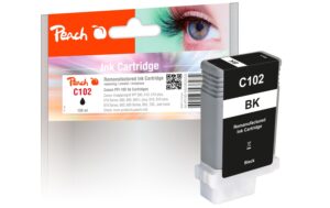 Peach Tinte Canon PFI-102 black, 130ml