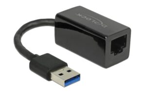 Delock USB3.1-A zu LAN Adapter, Kompakt 10/100/1000Mbps, schwarz, Realtek RTL8153 kaufen Schweiz | Mediatech.ch