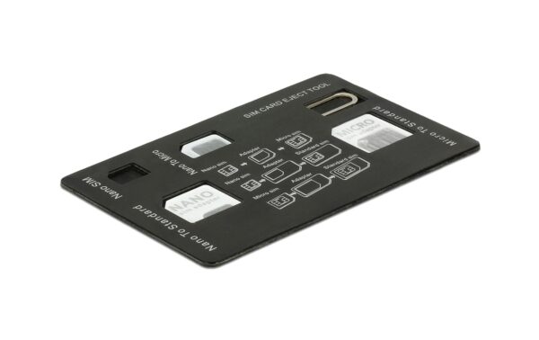 Delock 4 in 1 SIM Kartenadapter im Set nano-, mikro- und standard kaufen Schweiz | Mediatech.ch