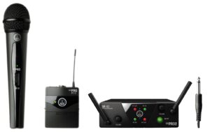 AKG WMS40 Mini Dual Vocal/Instrumental Set 2-Kanal Empfänger, Hand- und Taschensender