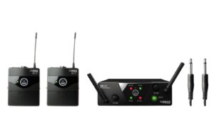 AKG WMS40 Mini Dual Instrumental Set 2-Kanal Empfänger und 2 Taschensender kaufen Schweiz | Mediatech.ch
