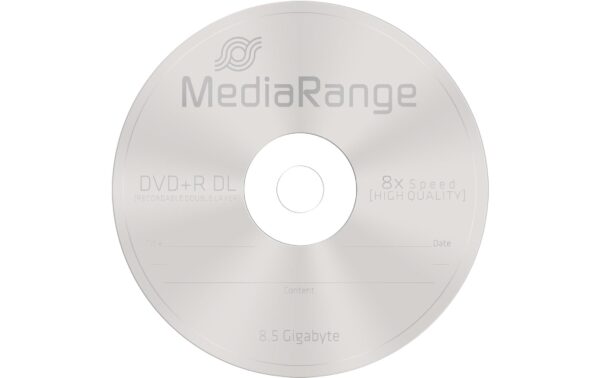 76907_1 - Mediatech MediaRange DVD+R 8.5GB Double Layer 5er Pack SLimCase, 8-fach