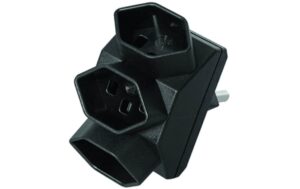 STEFFEN Abzweigstecker 3x T23 schwarz kaufen Schweiz | Mediatech.ch