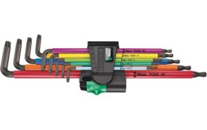 Wera Winkelschlüsselsatz lang 967/9 TX XL Multicolour 1