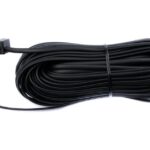 Telefonkabel: T+T89 auf RJ-11 6/4, 15 Meter Bel. 1a>2, 1b>3, 2a>4, 2b>5, Schwarz