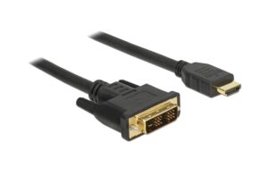 Monitorkabel DVI zu HDMI, 1920x1200, 5m DVI(18+1) Stecker zu HDMI-A,3fach geschirmt