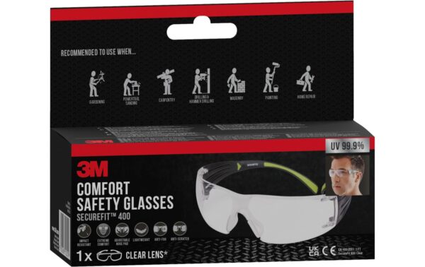 3M SecureFitSchutzbrille klar 1 Stück