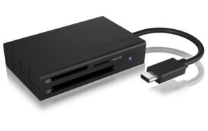 RAIDSONIC ICY BOX IB-CR401-C3, USB3.0 Multi-Kartenl. USB Type-C, schwarz, 3 Slots kaufen | Mediatech.ch