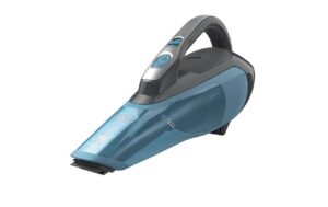 BLACK+DECKER Akku-Handsauger Nass/Trocken Titan/blau, 21.6 Wh, 10.8V