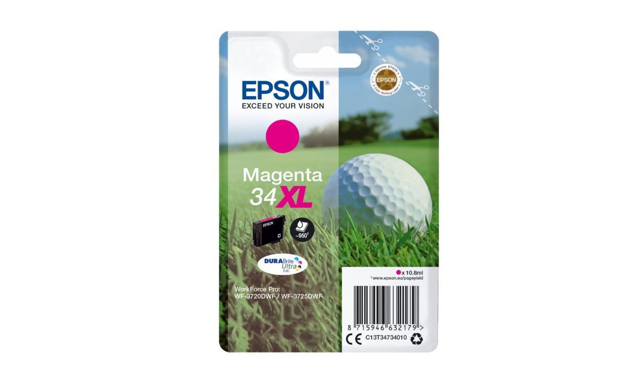 778287 - Mediatech Tinte Epson C13T34734010 Magenta, 10.8 ml 950 Seiten, zu WorkForce Pro WF-3720 kaufen Schweiz | Mediatech.ch