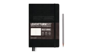 Leuchtturm Notizbuch Softcover B5 dottet schwarz, 121 Seiten