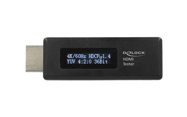 Delock 4k HDMI EDID Tester bis 3840x2160@60Hz, liest EDID Daten, OLED kaufen Schweiz | Mediatech.ch