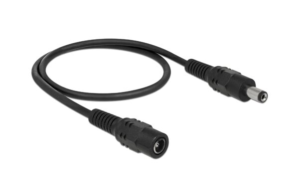 779313 - Mediatech Delock 5.5/2.1 DC Stromkabel Verlängerung, 50cm DC Hochsteckerstromkabel, max 24V, 5A kaufen | Mediatech.ch