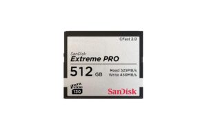SanDisk CFast Card Extreme Pro 512GB Lesen 525MB/s, VPG130
