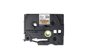 Brother P-touch Schriftband TZE-PR851 schwarz auf premium gold, 24mm