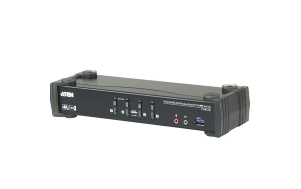 780819 - Mediatech Aten CS1924M: DP KVM Switch, 4 Port bis 4096x2160, USB, Klinke, Multistream kaufen Schweiz | Mediatech.ch