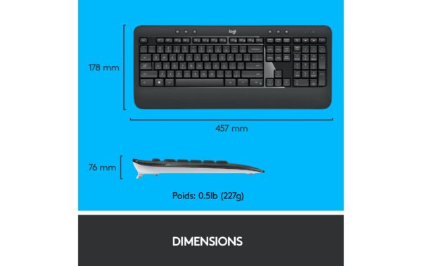 781380_6 - Mediatech Logitech MK540 wireless Desktop US-Layout USB 2.4GHz, US-Layout