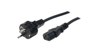 Netzkabel International Schuko gerade - C13 1.8 m, schwarz, 3x 0.75mm2 H05VV-F 3G