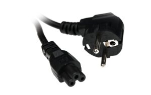 Diggelmann Netzkabel International Schuko 90° - C5 1.0 m, schwarz, 3x 0.75 mm2 H05VV-F 3G kaufen | Mediatech.ch