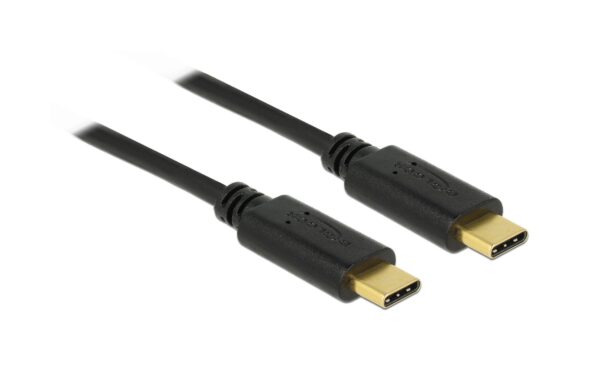 Delock USB2.0-Kabel TypC-TypC: 2m, E-Marker, 5A max. 480Mbps, Typ-C Stecker beidseitig kaufen | Mediatech.ch