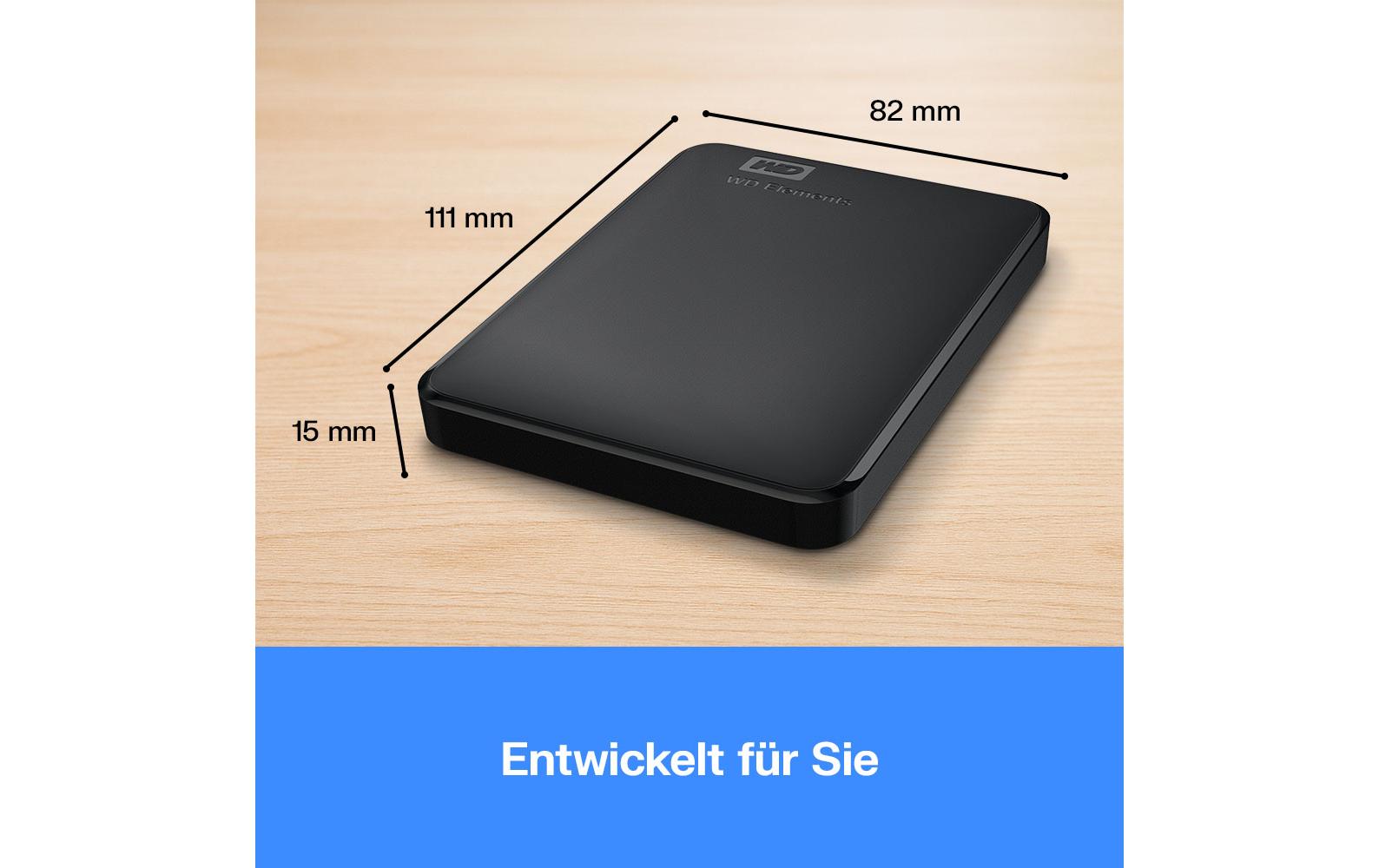 784208_7 - Mediatech WD Elements Portable 2.5 4TB USB 3.0, 2.5'', 21mm, extern, schwarz