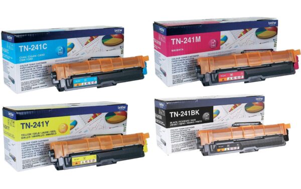Brother Rainbow Kit TN-241BK/C/M/Y zu Brother HL-3140/50/70