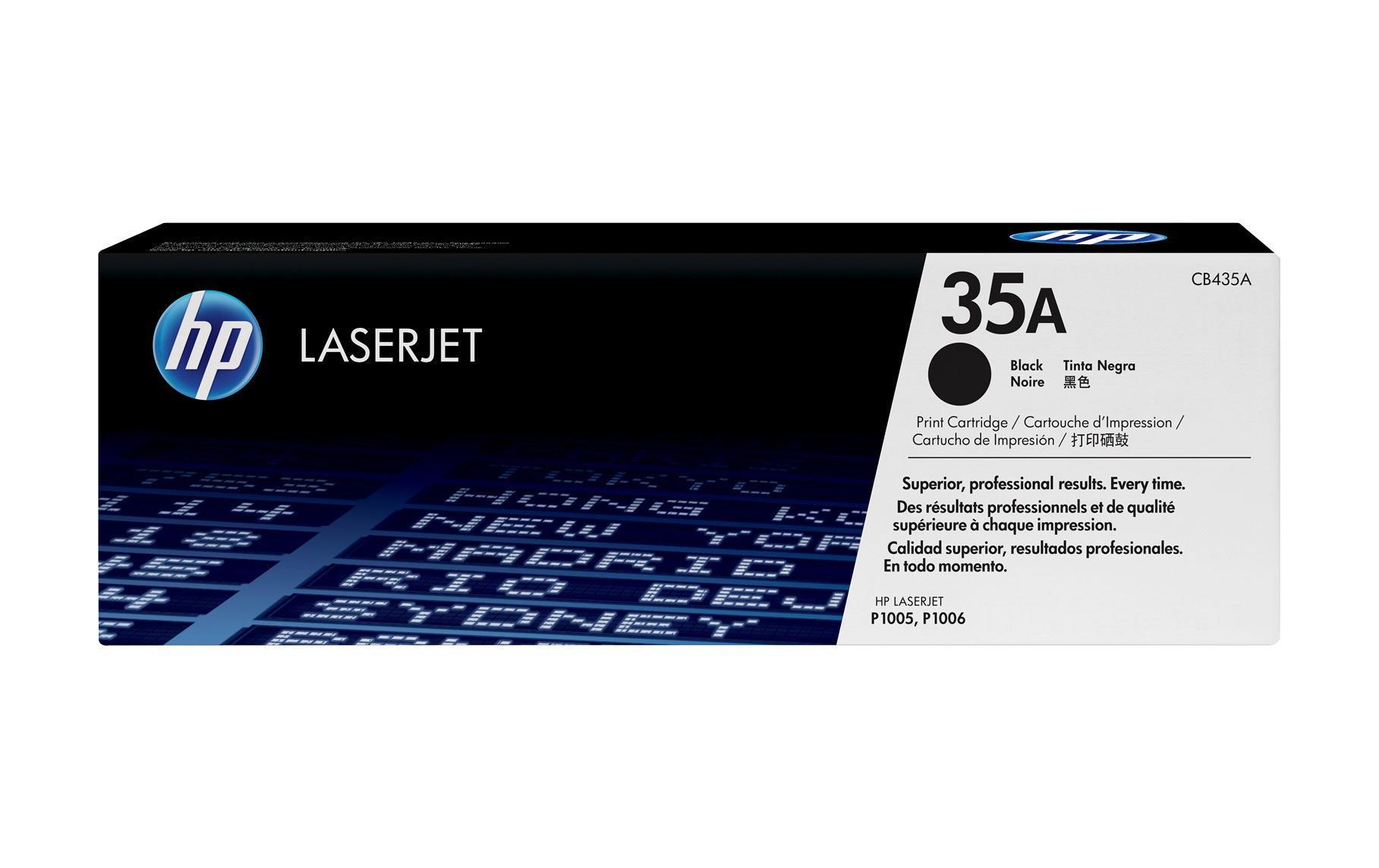 HP Toner 35A - Black (CB435A) Seitenkapazität ~ 1'500 Seiten