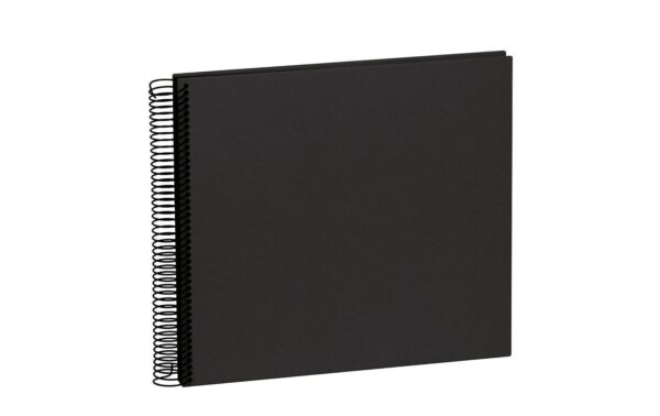Semikolon Fotoalbum Efalinbezug 23x24.5cm black, 40 schwarze Seiten