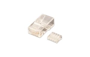 Wirewin RJ-45 Modularstecker, 100er Pack ungeschirmt, mit Einführungshilfe