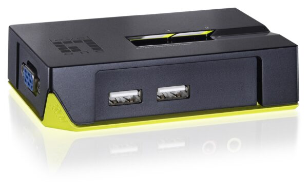 79470 - Mediatech LevelOne KVM-0222: 2Port Kabel-KVM-Switch USB, VGA, 2045X1536 kaufen Schweiz | Mediatech.ch