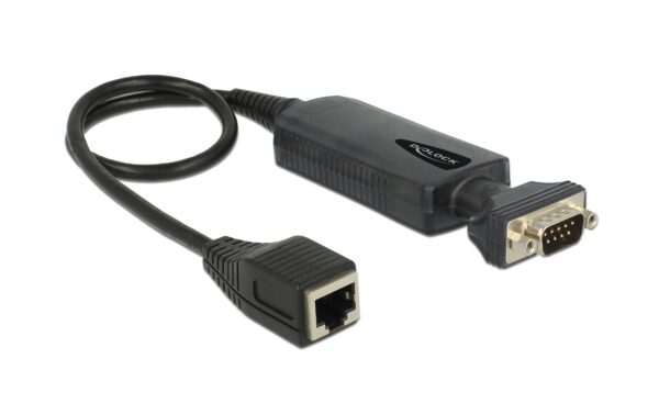 796327 - Mediatech Delock: RS232 zu LAN Konverter, schwarz 10/100Mbps LAN, DB-9 Stecker kaufen Schweiz | Mediatech.ch