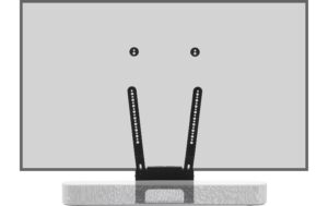 Flexson Wallmount Adapter für Sonos Beam Vesa kompatibel bis 400x400