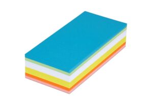 MAUL Moderationskarten rechteckig 250 Stück, farbig sortiert, 20 x 9.5 cm