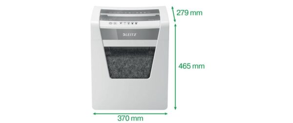 803007_1 - Mediatech Leitz Aktenvernichter IQ Office P-5, 10 Blatt, grau/weiss
