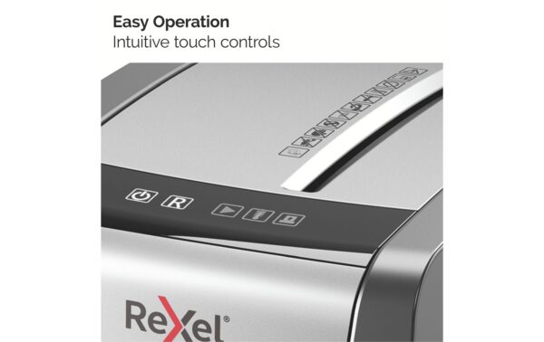 803018_5 - Mediatech Rexel Aktenvernichter Momentum Slim X410 P-4, 10 Blatt, schwarz