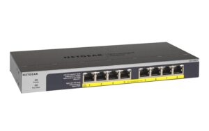 Netgear GS108LP:  8 Port Switch 8-Port Gigabit Switch mit 8 PoE Ports