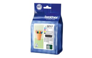 808234 - Mediatech Tinte Brother LC3217VAL , 4-farbig C,M,Y,BK je 550 Seiten