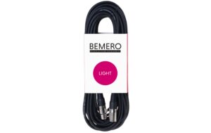 Bemero BLC1011-2000BK DMX-Kabel 3-Pol 20m 3-Pol XLRm/XLRf, black, L-Series