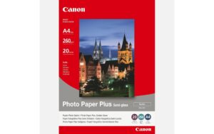 CANON Photo Paper Plus Semi-gloss A4 InkJet, 260g, 20 Blatt