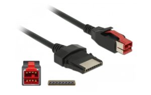 811121 - Mediatech Delock PoweredUSB Kabel Stecker 24 V 8 Pin Stecker, 5 m kaufen Schweiz | Mediatech.ch