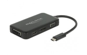 Delock 63929 Adapter USB-C Stecker VGA / HDMI / DVI / DisplayPort kaufen Schweiz | Mediatech.ch