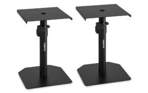 Vonyx Monitor Tischstativ Set 2 Tischständer für Studiomonitore