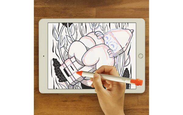 Logitech Apple Pencil silber - orange